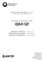 Jacto GM-12 Operator's Manual