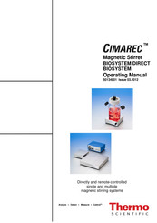 Thermo Scientific CIMAREC BIOSYSTEM Operating Manual
