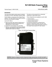 Eaton Cooper Power Systems RLY-800 Instructional Leaflet