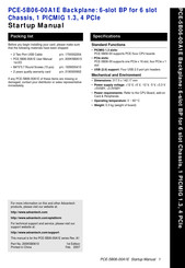 Advantech PCE-5B06-00A1E Startup Manual