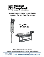 SPX Waukesha Cherry-Burrell Votator II Operation And Maintenance Manual