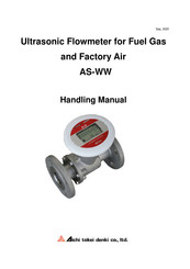 Aichi Tokei Denki AS-WW-32 Handling Manual