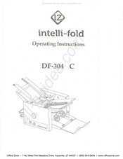 Intelli-Fold DF-304 C Operating Instructions Manual