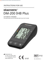 Diagnostic DM-200 IHB Plus Instructions For Use Manual