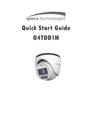 Speco Deterrent O4TDD1M Quick Start Manual