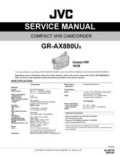 JVC GR-AX880US Service Manual