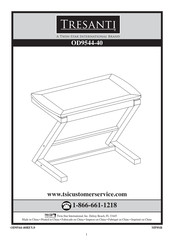 Twin-Star International TRESANTI OD9544-40 Manual