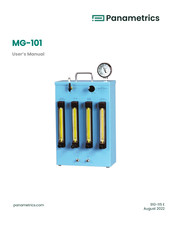 Panametrics MG-101 User Manual