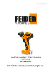 Feider Machines FVAC20V-A User Manual
