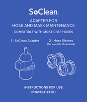 SoClean PNA1604-23-EU Instructions For Use Manual