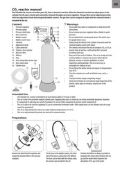 Colombo CO2 reactor Manual