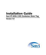 Savi ST-656-I Installation Manual
