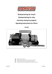 Hamron 604-096 Operating Instructions Manual