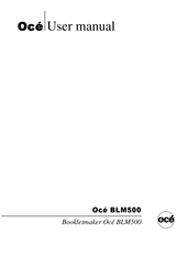 Oce BLM 500 User Manual