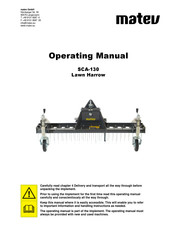 matev SCA-130 Operating Manual