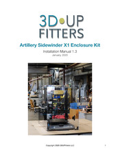 3DUpFitters Artillery Sidewinder X1 Enclosure Kit Installation Manual