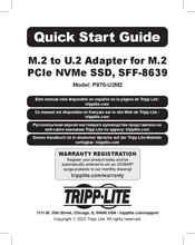 Tripp Lite P970-U2M2 Quick Start Manual
