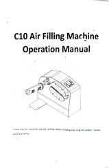 PackBest C10 Operation Manual