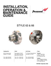Flexaseal 63 Installation, Operation, Maintenance Manual
