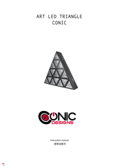 CONIC ART LED TRIANGLE Instruction Manual