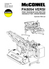McConnel PA5054 VERSI Operator's Manual
