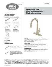 WaterRidge E1213000 Assembly Instructions Manual
