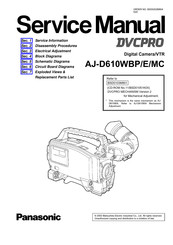 Panasonic AJ-D610WBE Service Manual