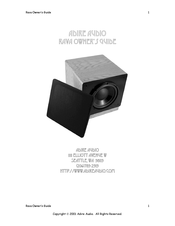 Adire Audio RAVA Owner's Manual