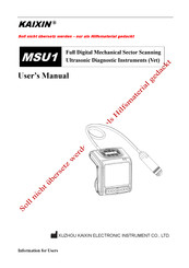 Kaixin MSU1 User Manual