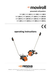 Renova moniroll MR 100 SL Operating Instructions Manual