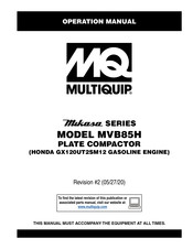 MQ Multiquip MVB85H Operation Manual
