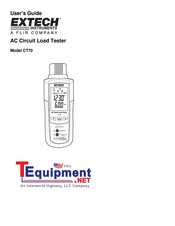 FLIR Extech Instruments CT70 User Manual