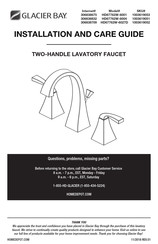 Glacier bay HD67762W-6001 Installation And Care Manual