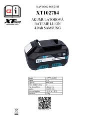 XTline LY777S-Li-20V User Manual