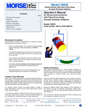 Morse 185i/E Operator's Manual