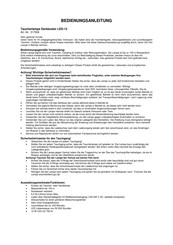 Conrad 317004 Operating Instructions Manual
