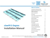 ESDEC PANELCLAW clawFR 5 Degree Installation Manual