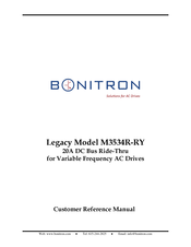 bonitron M3534R Series Customer Reference Manual
