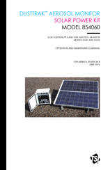 TSI Instruments DUSTTRAK 854060 Operation And Maintenance Manual
