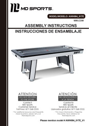 MD SPORTS AWH084 017E Assembly Instructions Manual