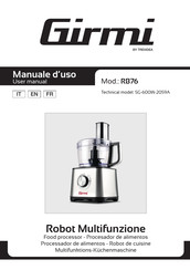 TREVIDEA Girmi RB76 User Manual
