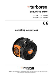 Renova turborex TSP 180 Operating Instructions Manual