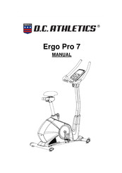 D.C. Athletics Ergo Pro 7 Manual