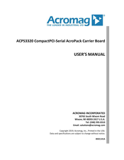 Acromag ACPS3320 User Manual