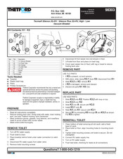 Thetford Tecma Silence 2G-RV Quick Start Manual