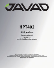 Javad HPT402 Operator's Manual