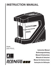 PRONIVO 205-PNXL Instruction Manual