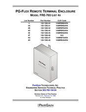 CopperOptics PairGain PG-Flex FRE-765 List 5 Manual
