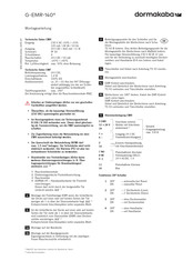 Dormakaba G-EMR-140 Fixing Instructions