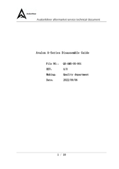 AvalonMiner A Series Disassemble Manual